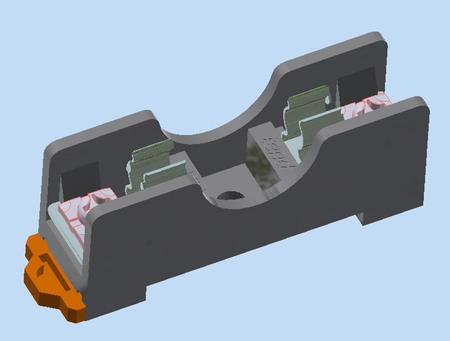 3AG fuse block with neon light